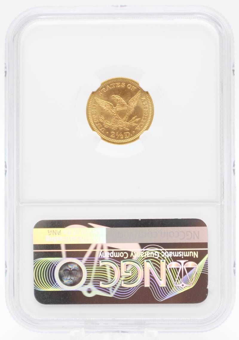 1890 NGC MS66 $2.50 Gold Liberty | Endeavor Metals